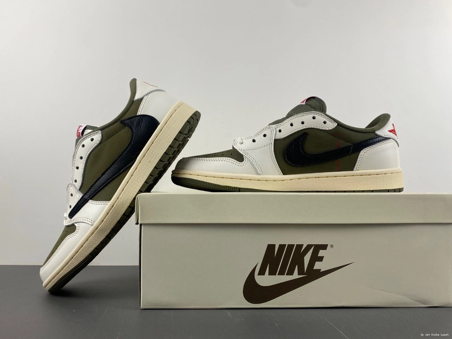 Olive OG 1 Scott Low Jordan Air DM7866-200 Travis 0130